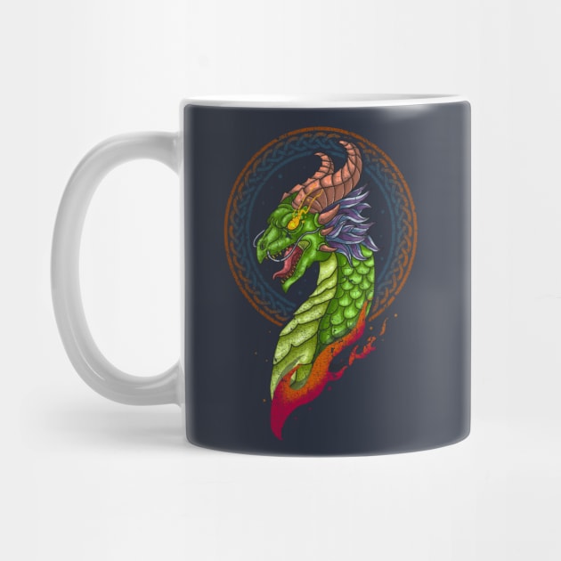 Celtic dragon by KennefRiggles